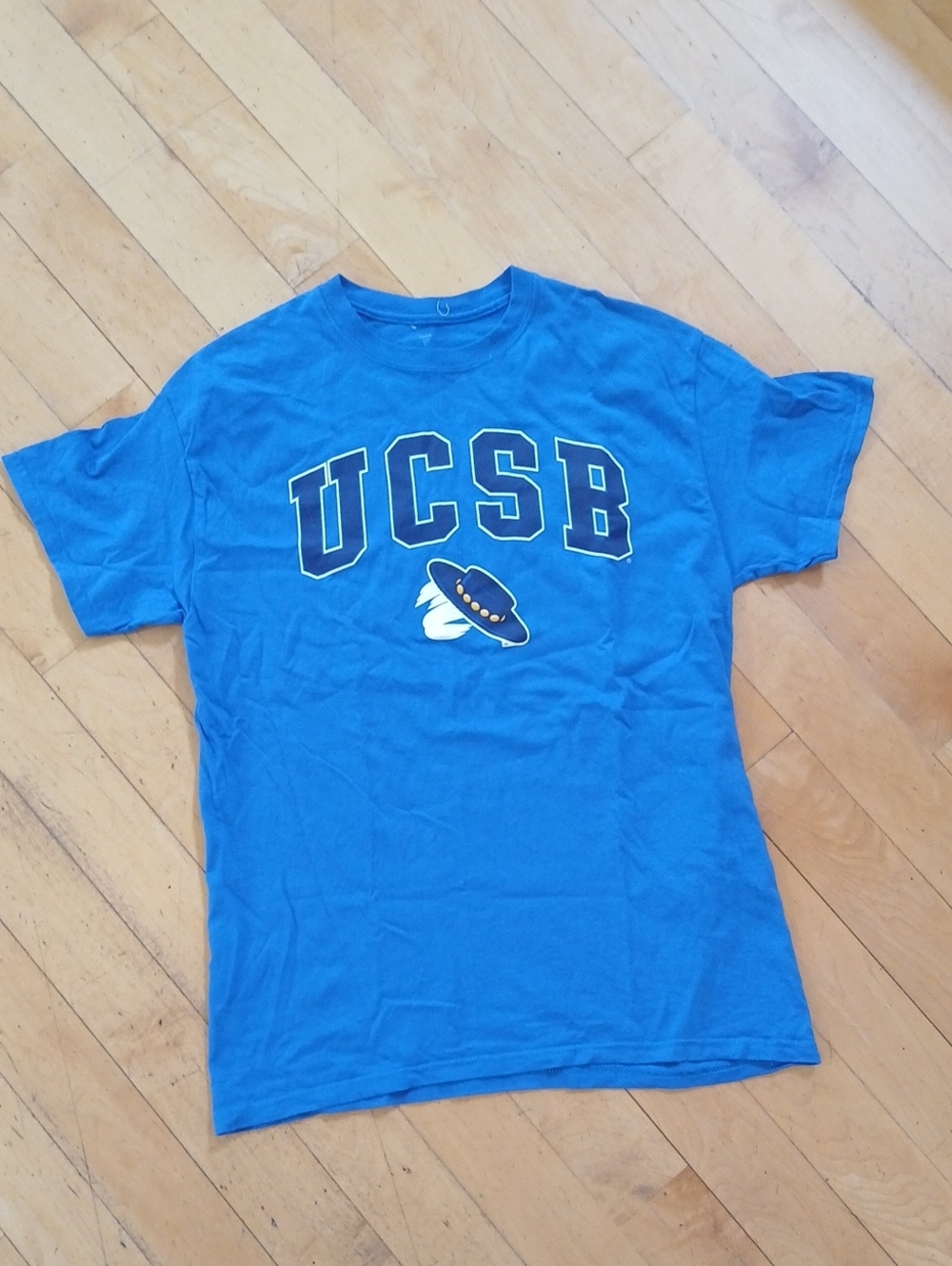 UCSB Blue Crew Neck Graphic T-Shirt